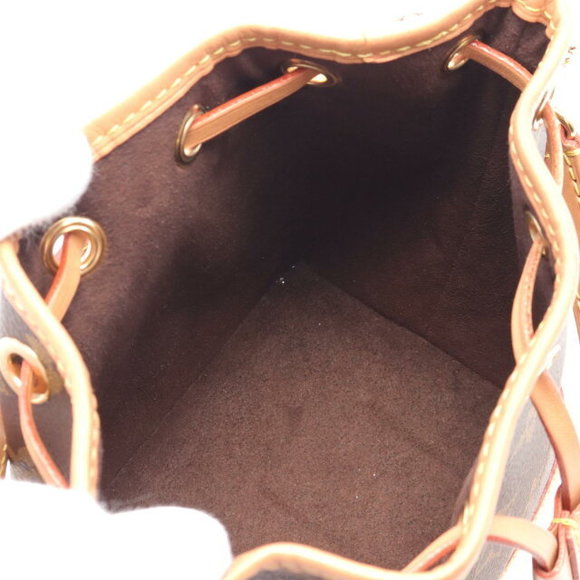 Louis Vuitton handbag Leather Noe brown Monogram - Picture 3 of 6